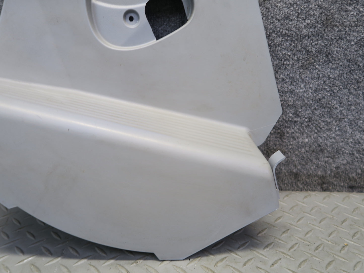 01-06 BMW E46 330ci Coupe Conv Left Footrest Right Kick Trim Panel Set Gray OEM