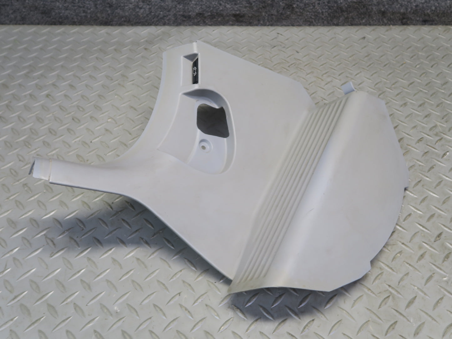 01-06 BMW E46 330ci Coupe Conv Left Footrest Right Kick Trim Panel Set Gray OEM