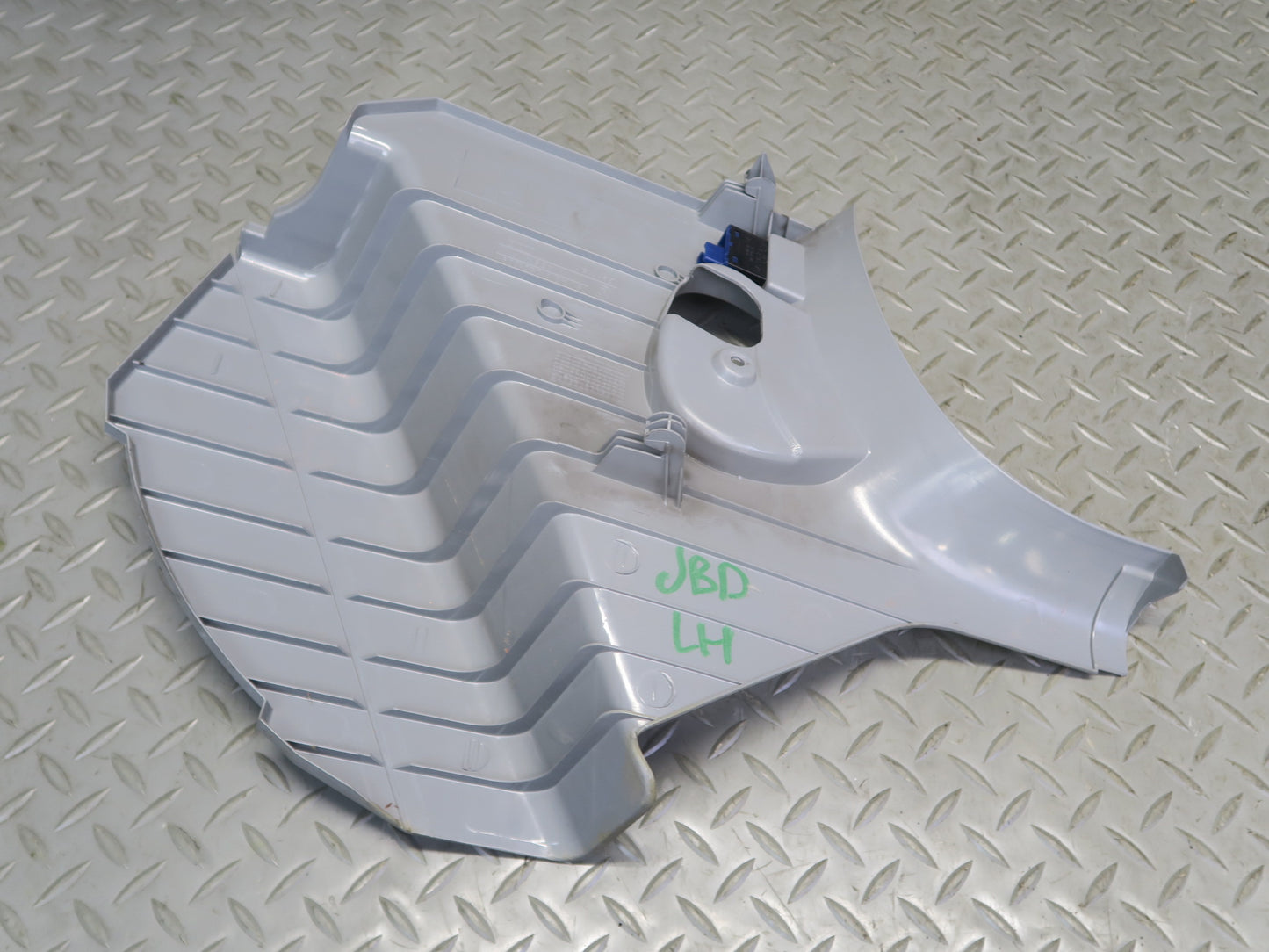 01-06 BMW E46 330ci Coupe Conv Left Footrest Right Kick Trim Panel Set Gray OEM