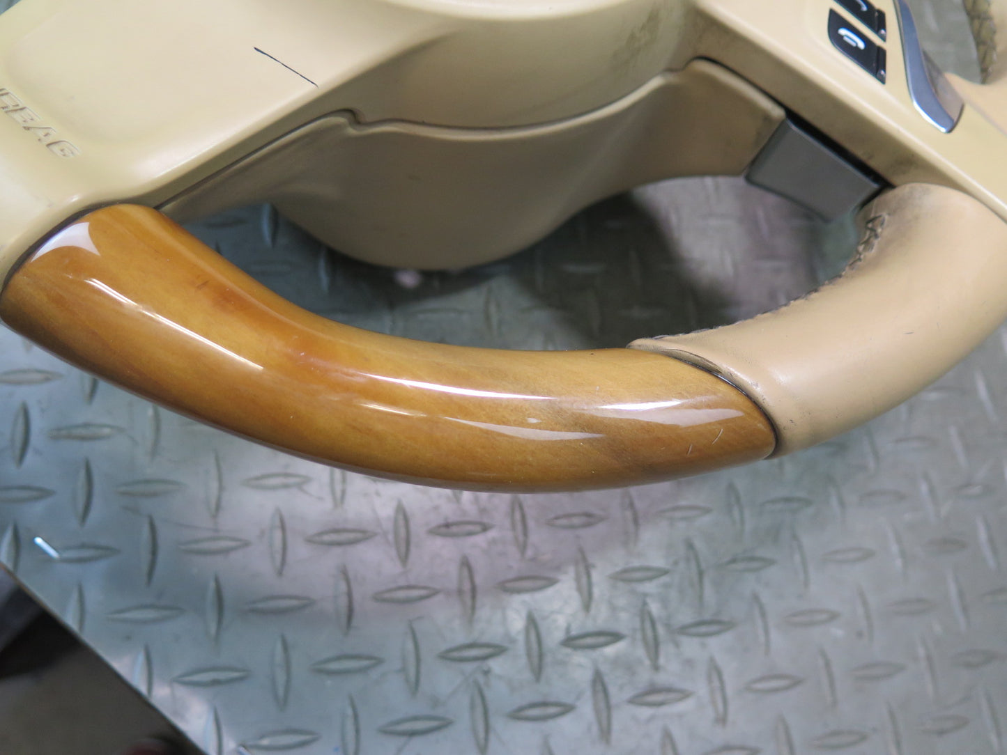 2010-2016 Porsche Panamera 970 Leather Wood Heated Steering w Controls