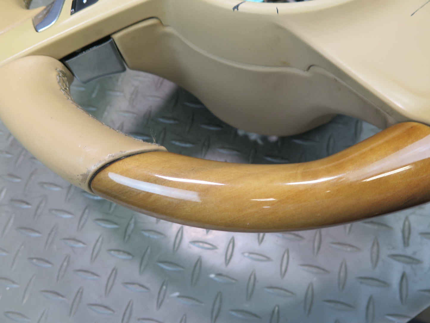 2010-2016 Porsche Panamera 970 Leather Wood Heated Steering w Controls