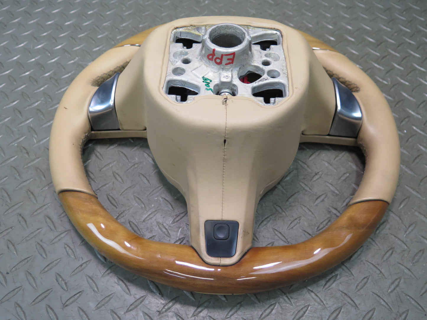 2010-2016 Porsche Panamera 970 Leather Wood Heated Steering w Controls