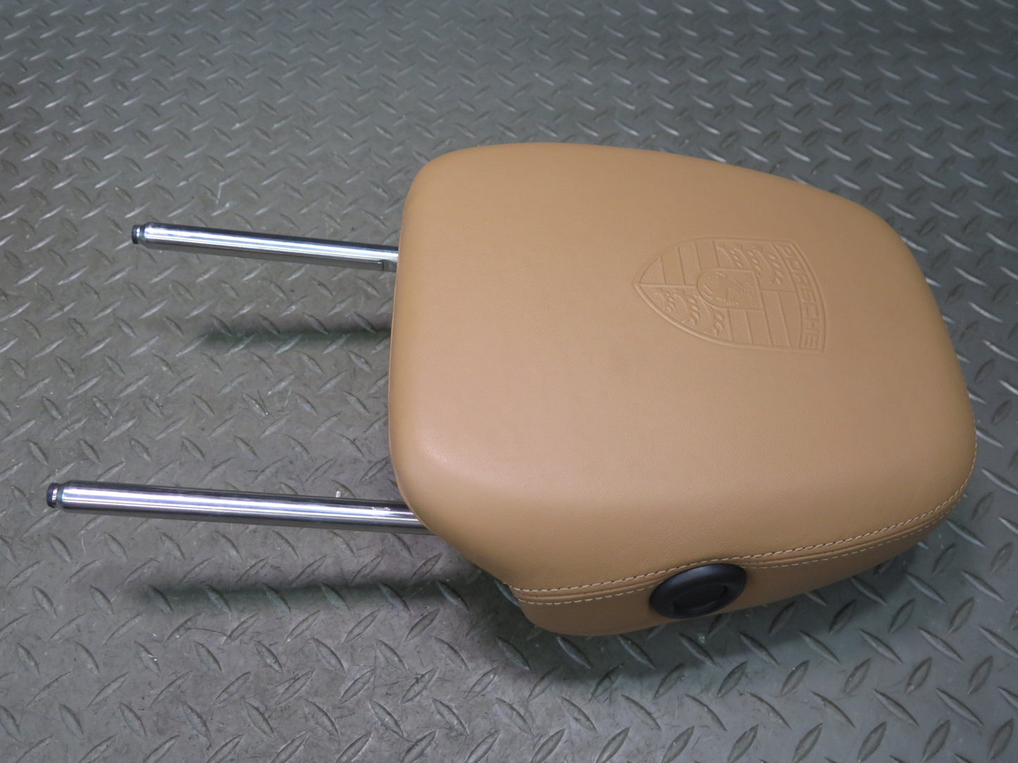 2011-2018 Porsche Cayenne 958 Front Left & Right Seat Headrest Cognac Set of 2