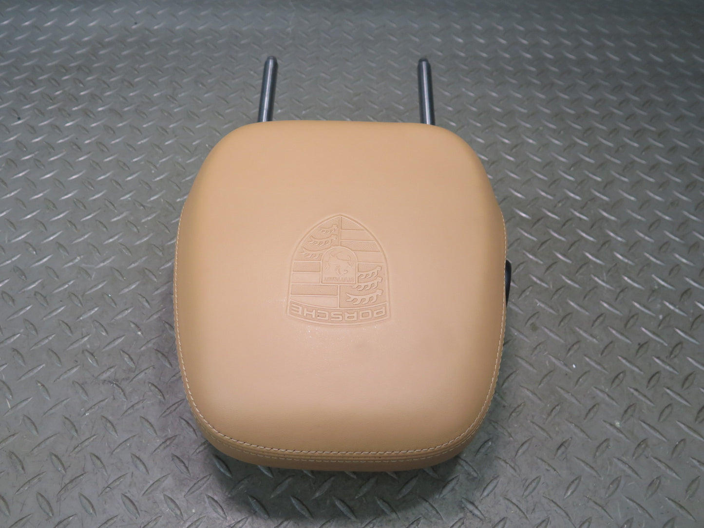 2011-2018 Porsche Cayenne 958 Front Left & Right Seat Headrest Cognac Set of 2