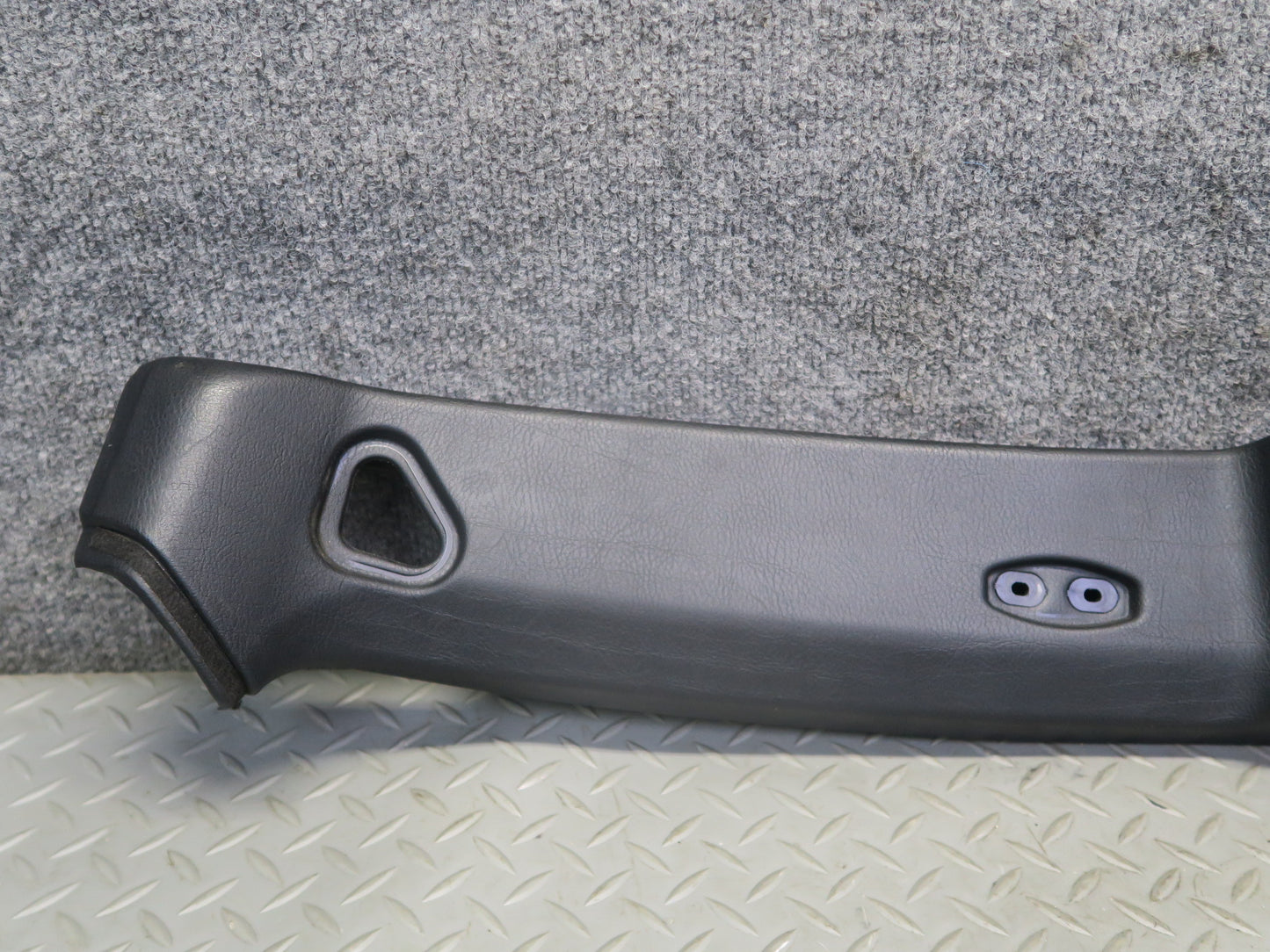 01-06 BMW E46 330Ci Convertible Front Upper Headliner Trim Cover Panel Black OEM
