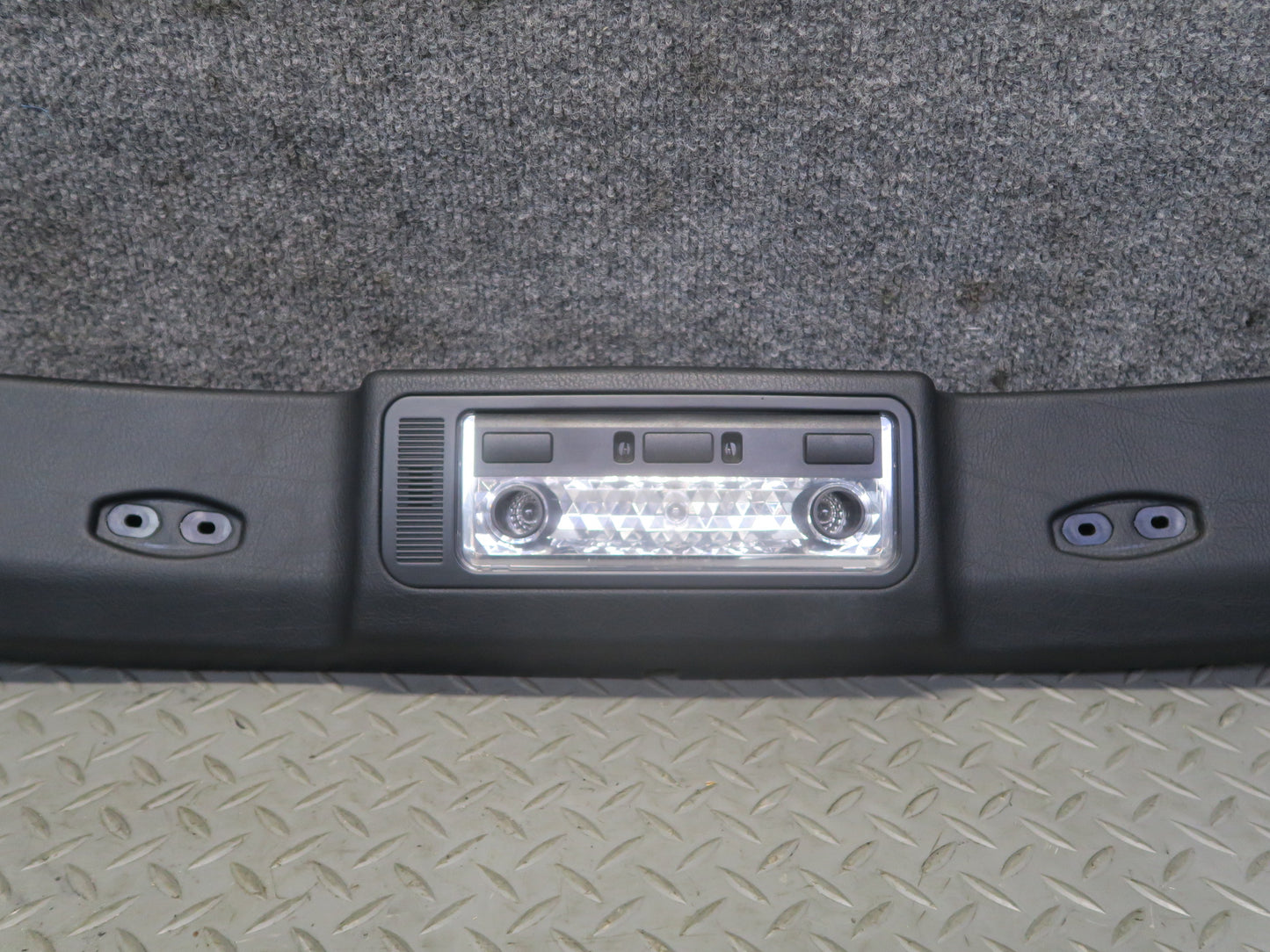01-06 BMW E46 330Ci Convertible Front Upper Headliner Trim Cover Panel Black OEM