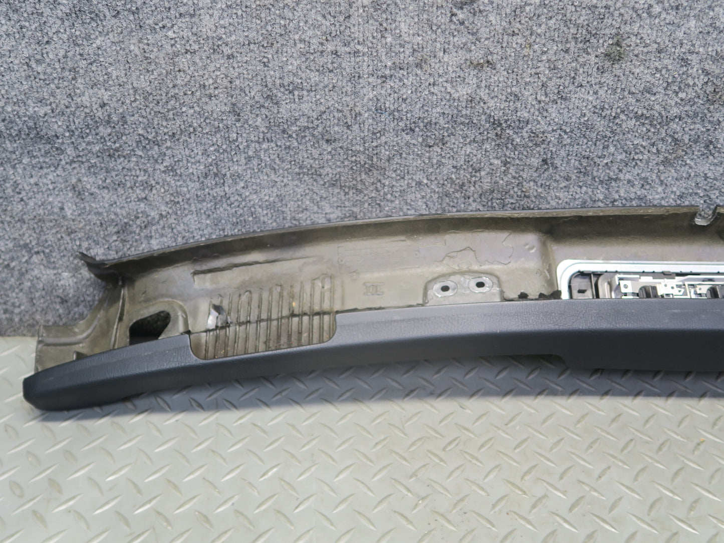 01-06 BMW E46 330Ci Convertible Front Upper Headliner Trim Cover Panel Black OEM