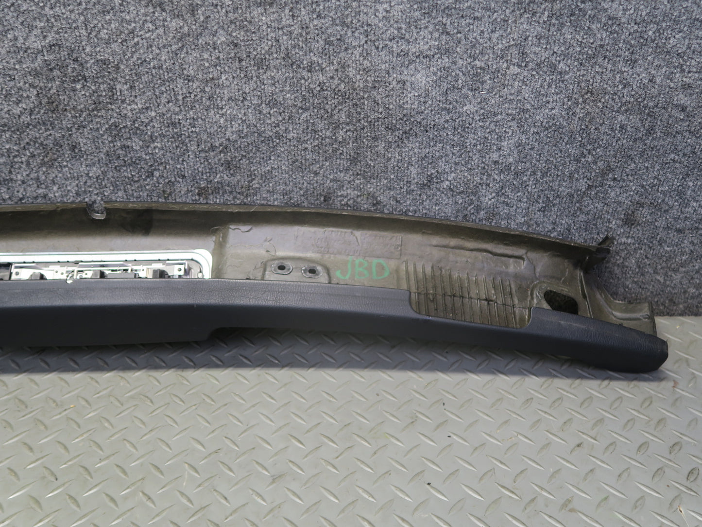 01-06 BMW E46 330Ci Convertible Front Upper Headliner Trim Cover Panel Black OEM