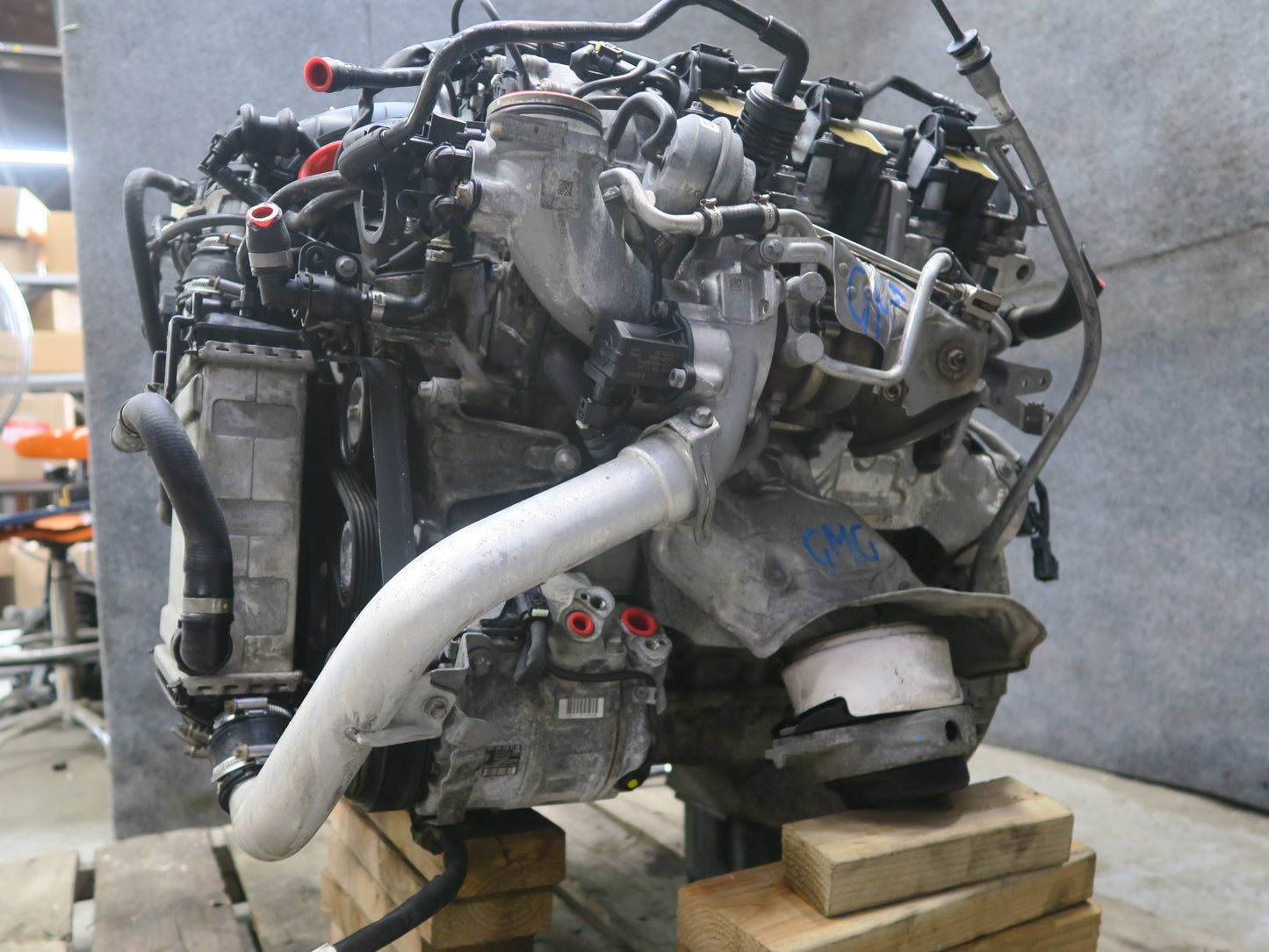 2017-2019 Mercedes X166 GLS450 3.0L V6 276.821 M276 Engine Motor 110k Miles