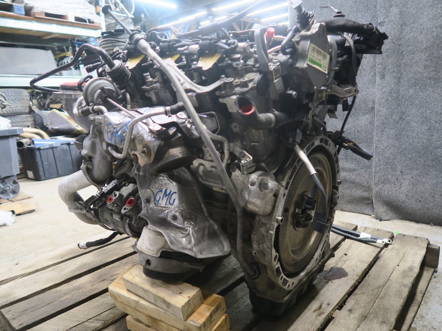 2017-2019 Mercedes X166 GLS450 3.0L V6 276.821 M276 Engine Motor 110k Miles