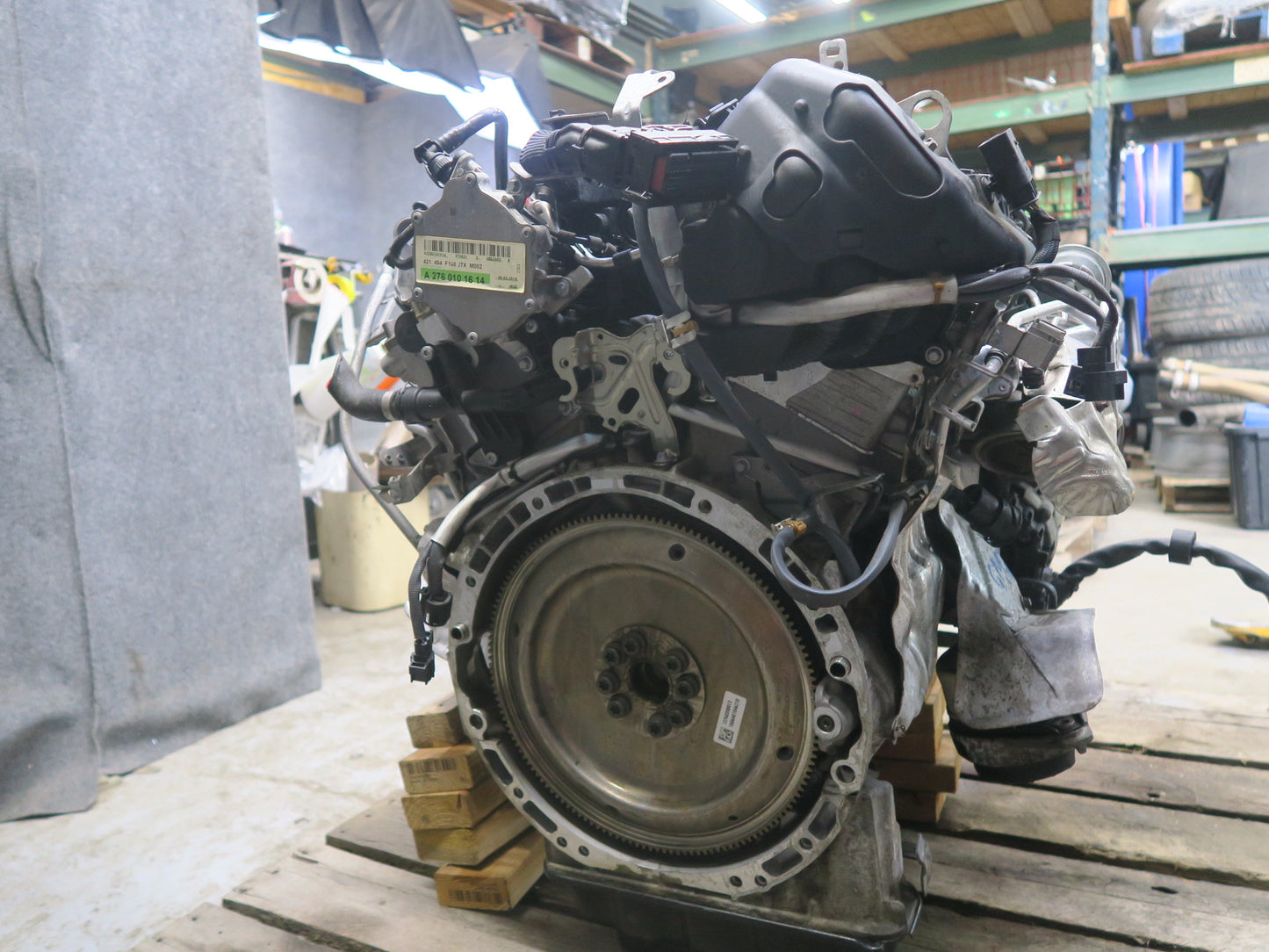 2017-2019 Mercedes X166 GLS450 3.0L V6 276.821 M276 Engine Motor 110k Miles
