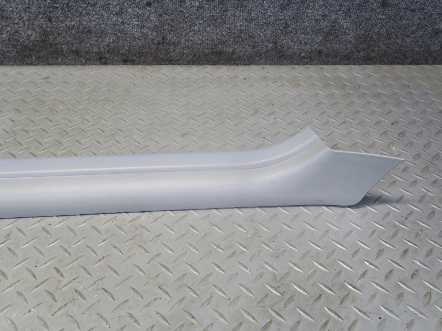 01-06 BMW E46 330CI Convert Set of 2 Door Scuff Sill Plate Trim Cover Gray OEM