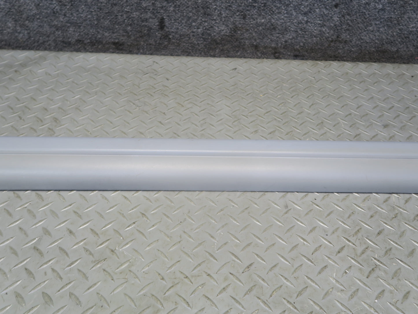 01-06 BMW E46 330CI Convert Set of 2 Door Scuff Sill Plate Trim Cover Gray OEM