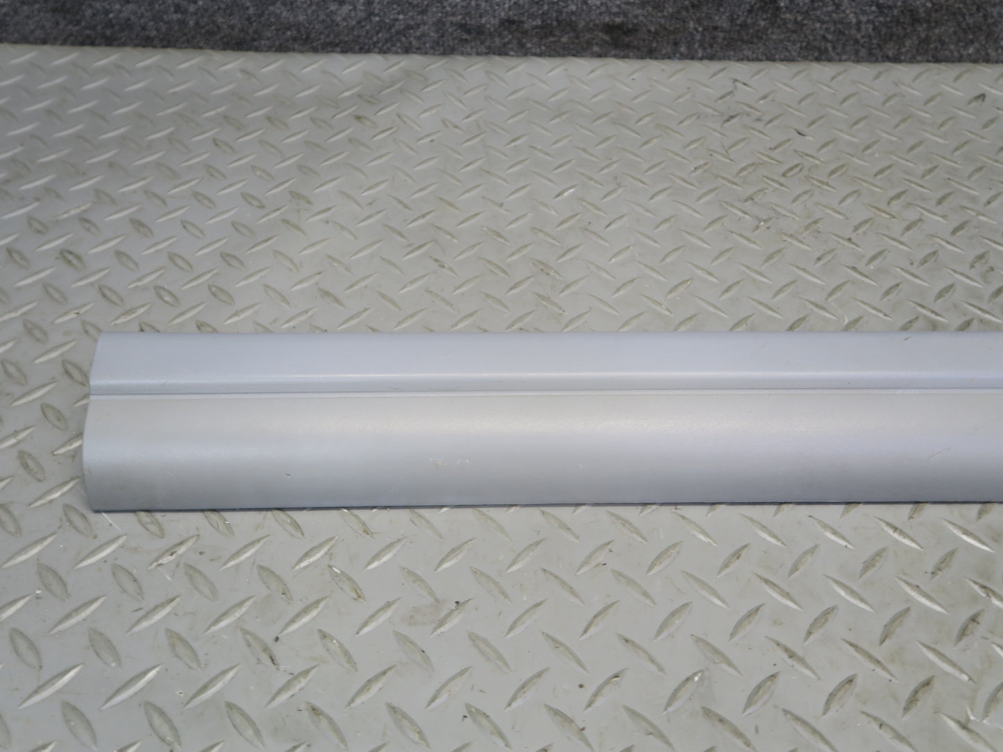 01-06 BMW E46 330CI Convert Set of 2 Door Scuff Sill Plate Trim Cover Gray OEM