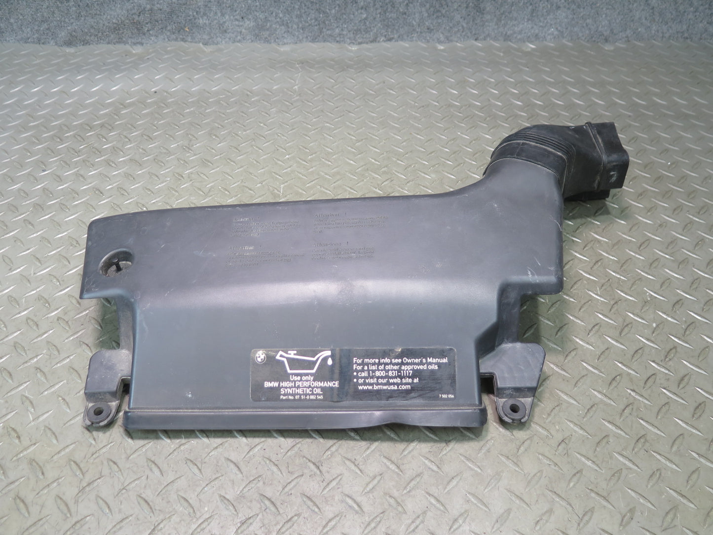 01-06 BMW E46 330Ci M54 Air Intake Inlet Manifold Duct 7501988 OEM