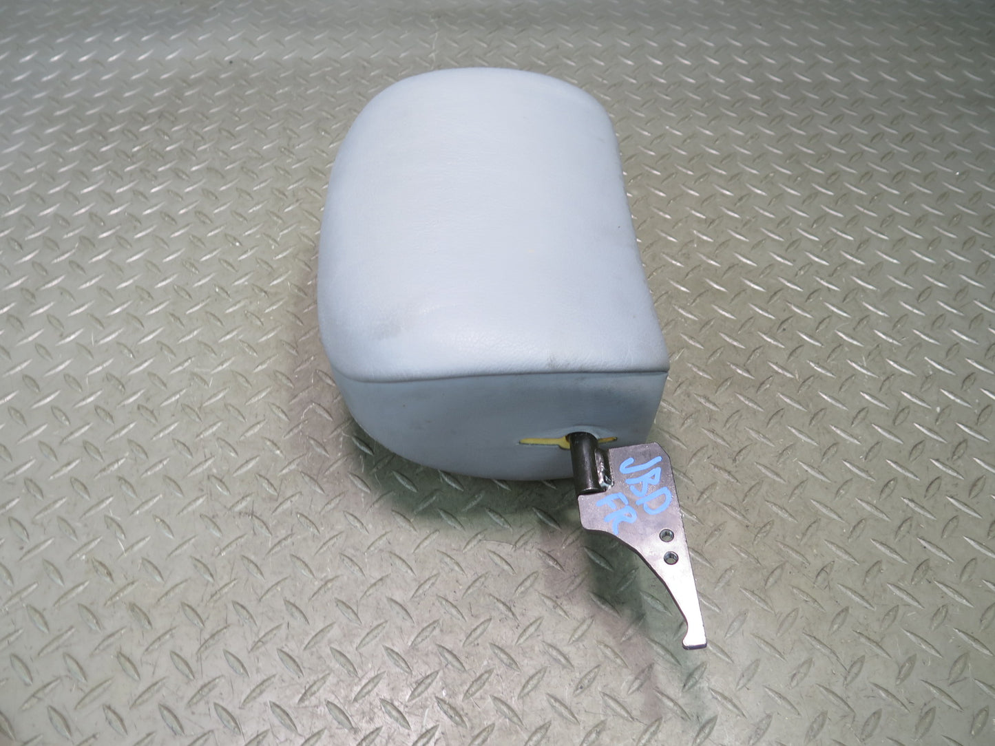 01-06 BMW E46 330ci Convertible Set of 2 Front Leather Seat Headrest Gray OEM