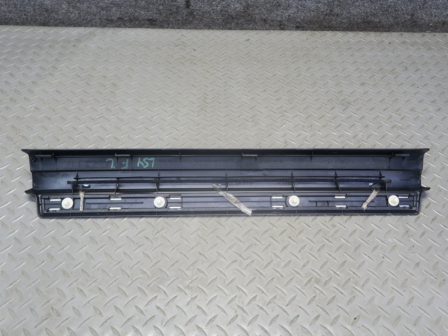 01-06 Lexus UCF30L LS430 Set of 2 Rear Door Scuff Sill Plate Trim Panel OEM