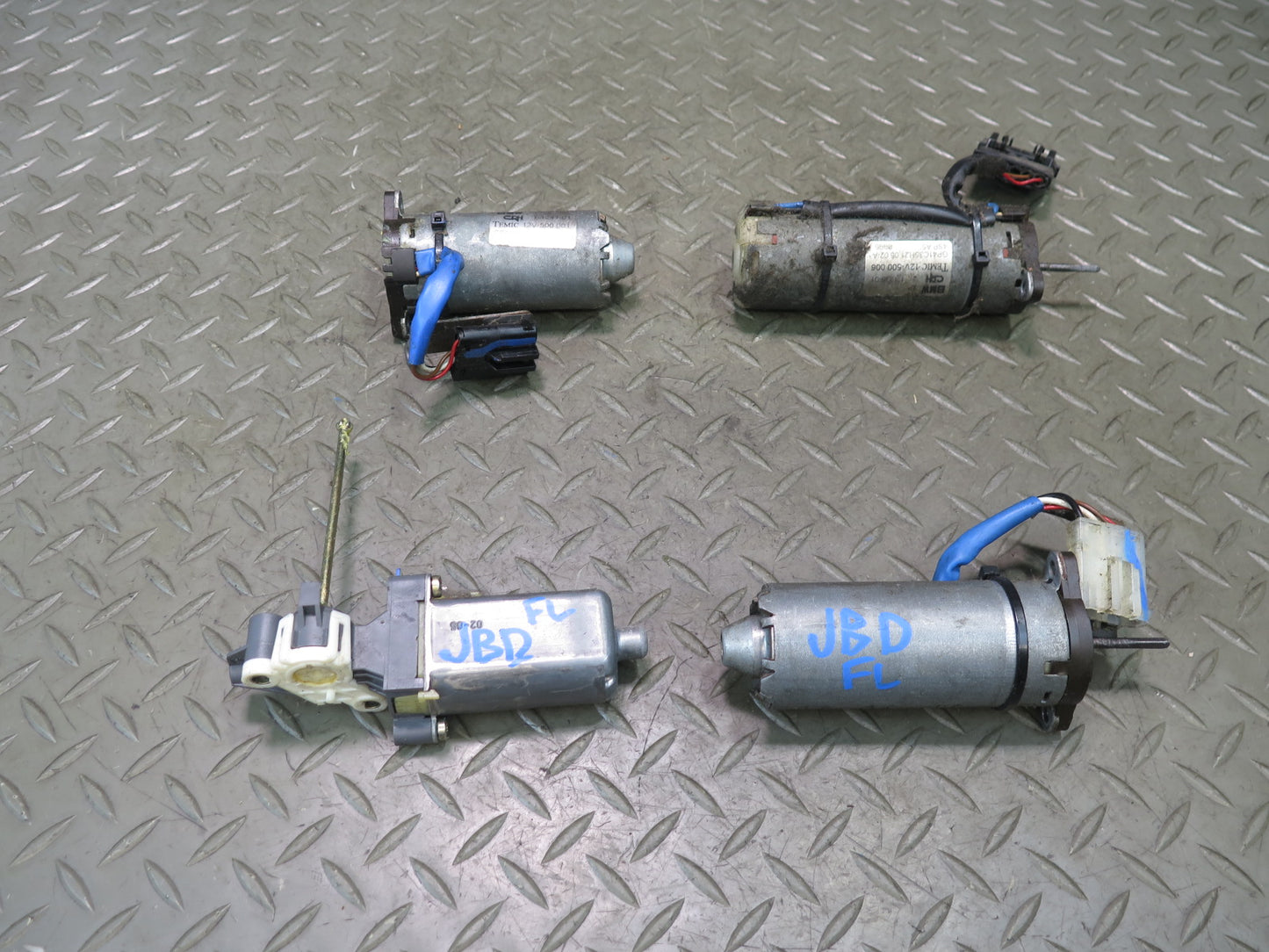 01-06 BMW E46 330ci Convertible Set of 4 Front Left Seat Adjust Motor OEM
