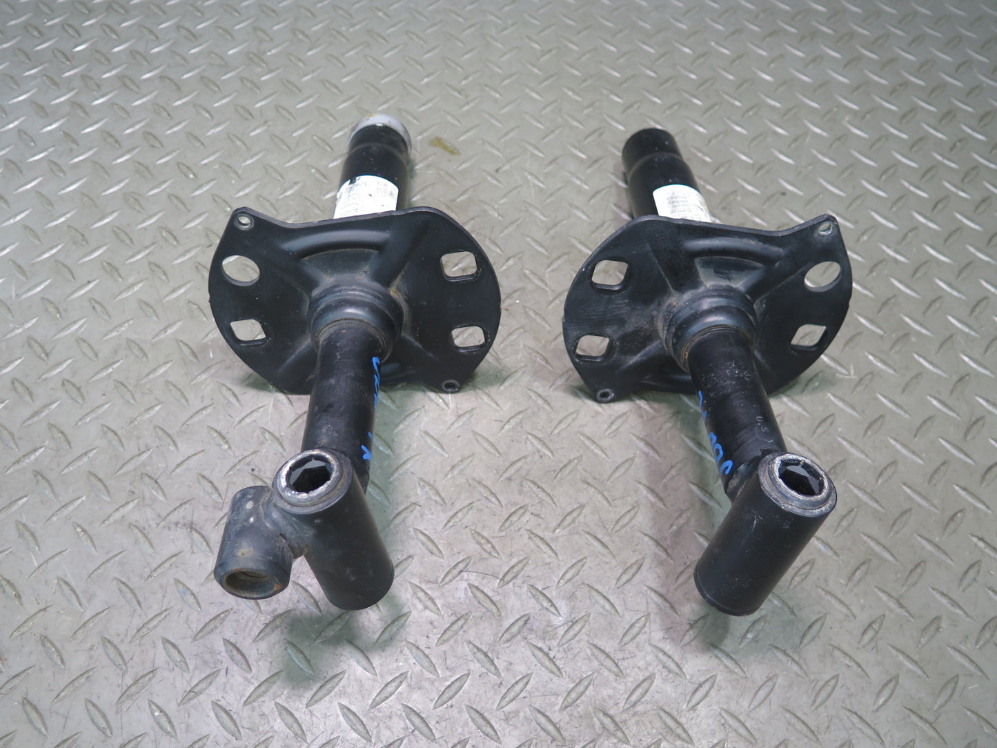 01-06 BMW E46 330ci Set of 2 Front Bumper Left & Right Shock Absorber OEM
