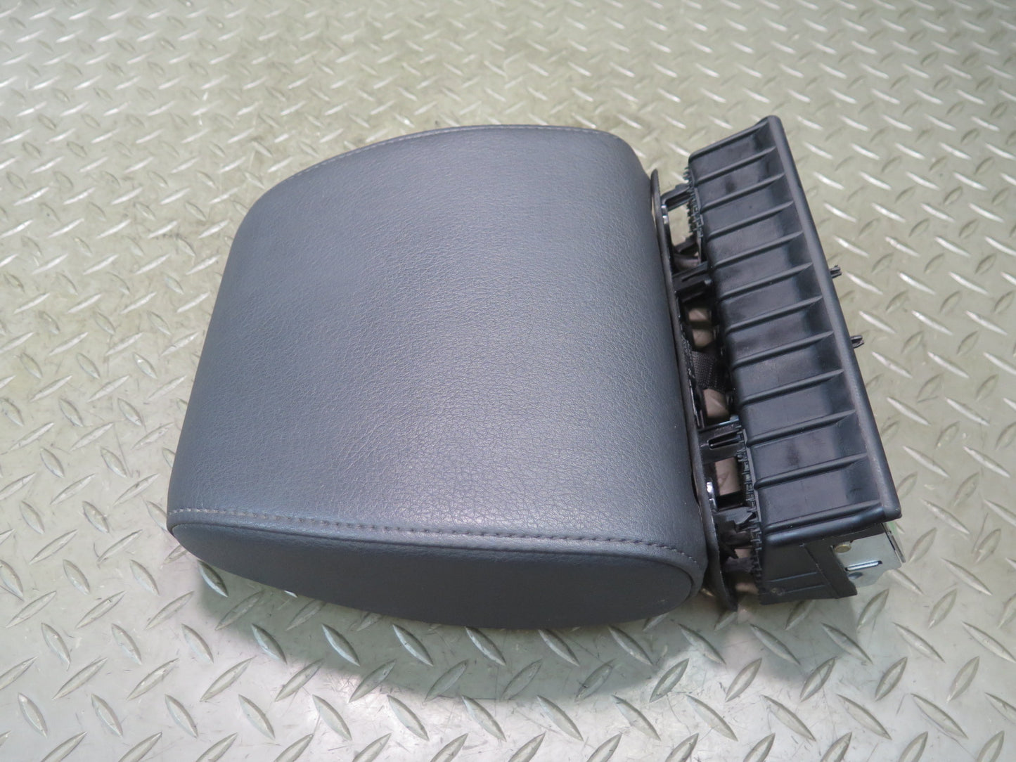 12-15 Audi Q7 4L Rear Left Second ROW Seat Headrest Imitation Leather Black OEM