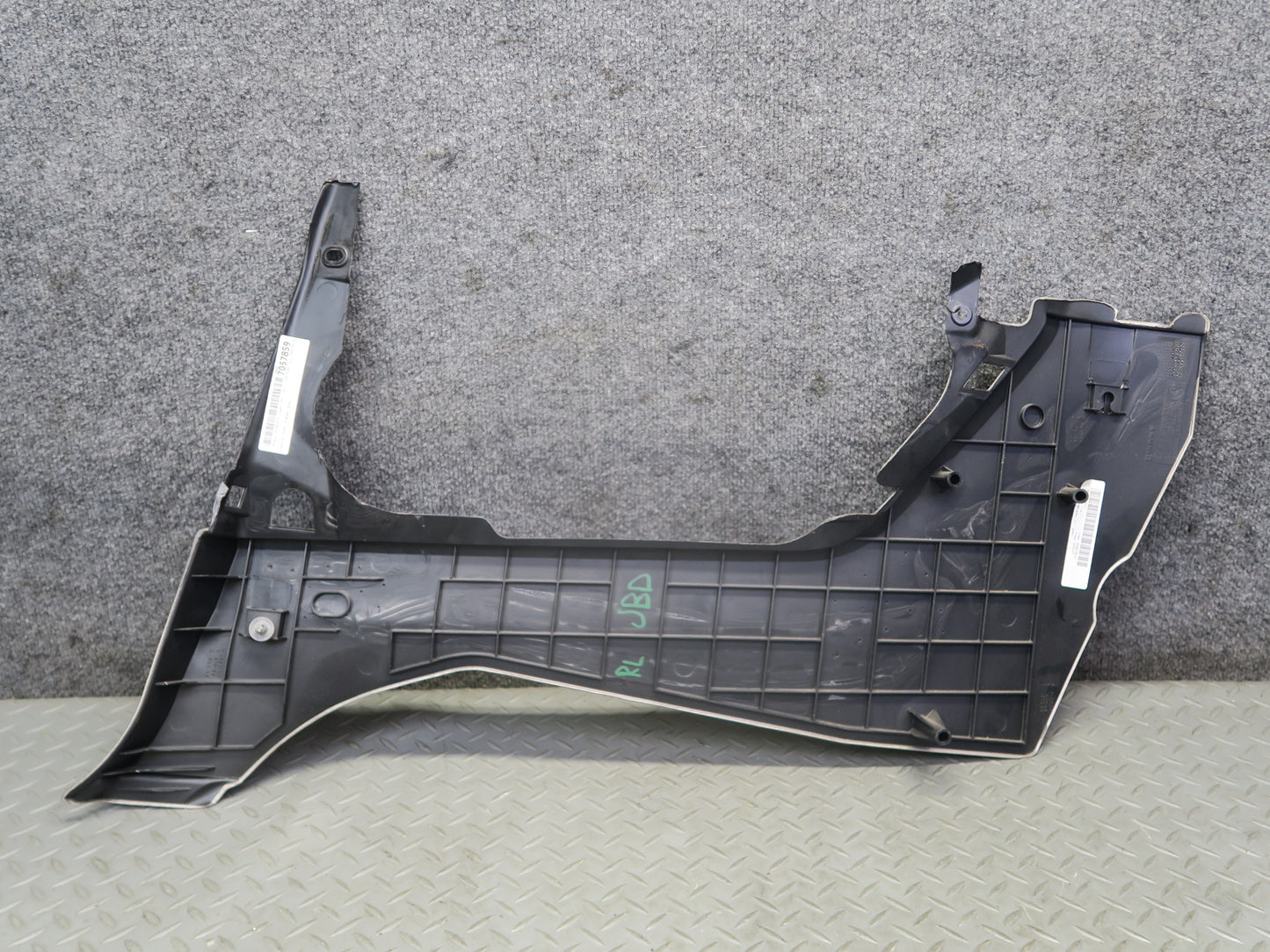 01-06 BMW E46 330ci Conv Set of 2 Rear Lower Quarter Trim Cover Panel Gray OEM