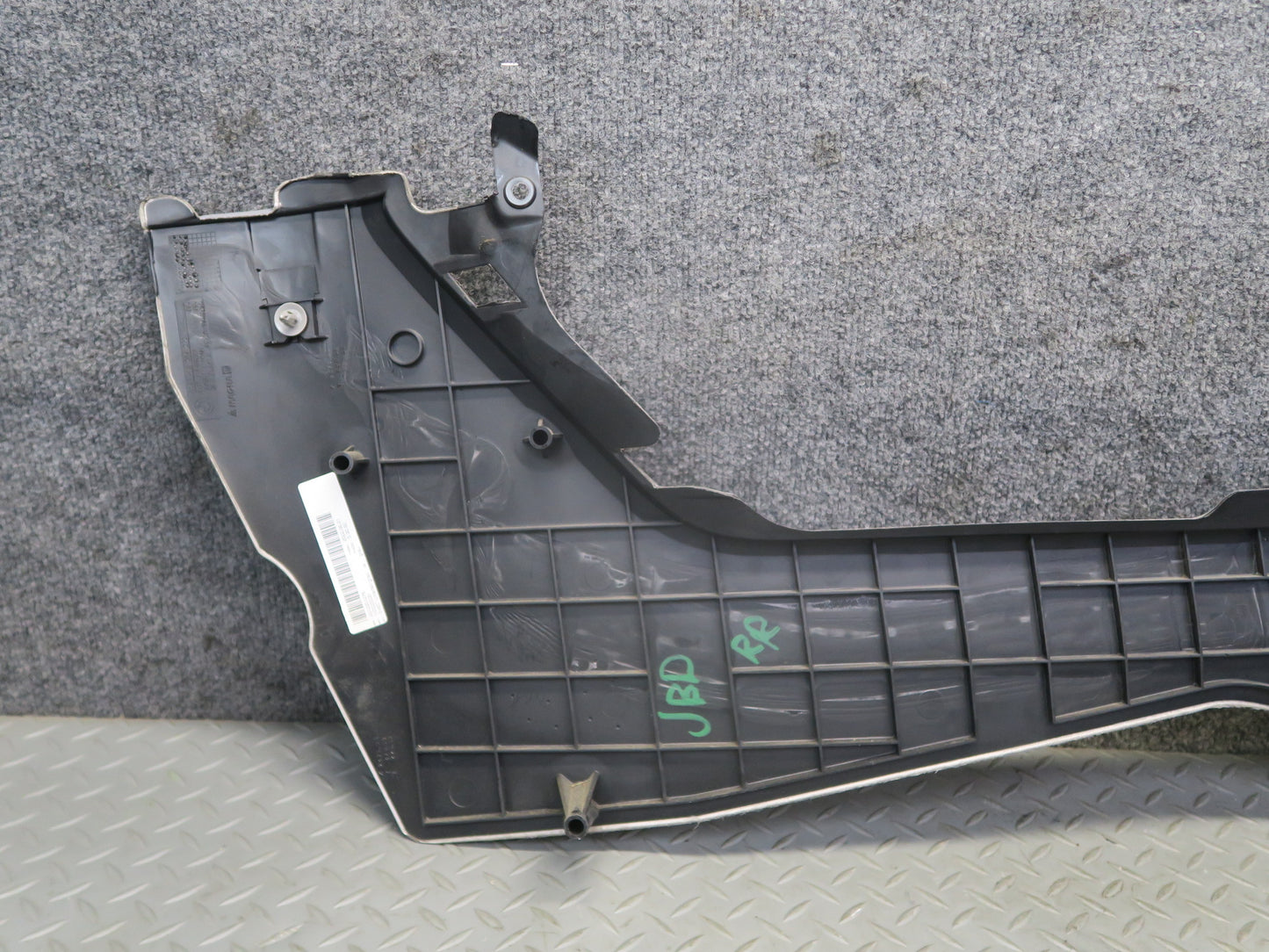 01-06 BMW E46 330ci Conv Set of 2 Rear Lower Quarter Trim Cover Panel Gray OEM