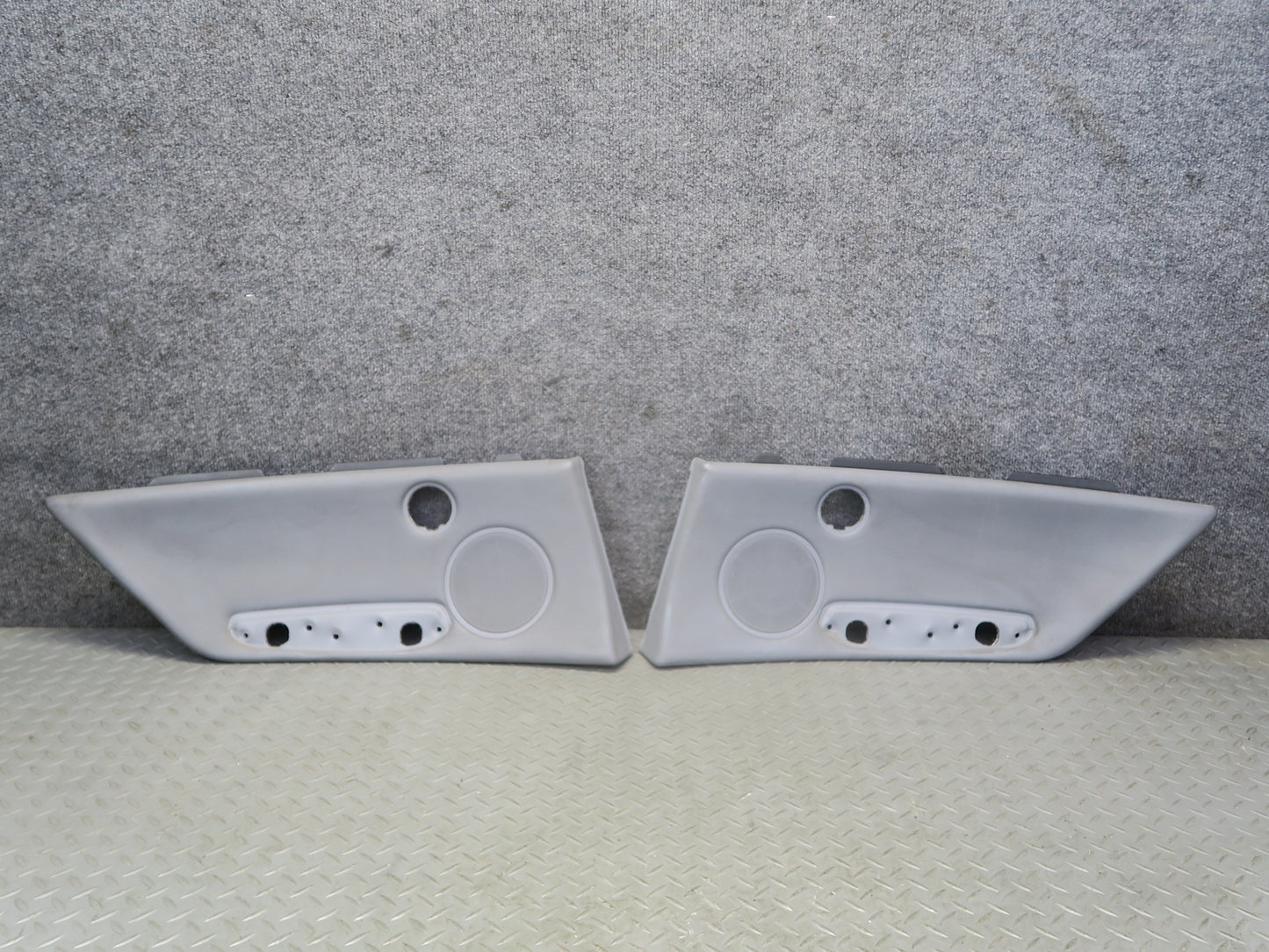 01-06 BMW E46 330CI Convertible Rear Left Right Quarter Panel Trim Gray Set OEM