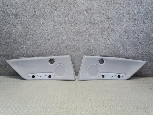01-06 BMW E46 330CI Convertible Rear Left Right Quarter Panel Trim Gray Set OEM