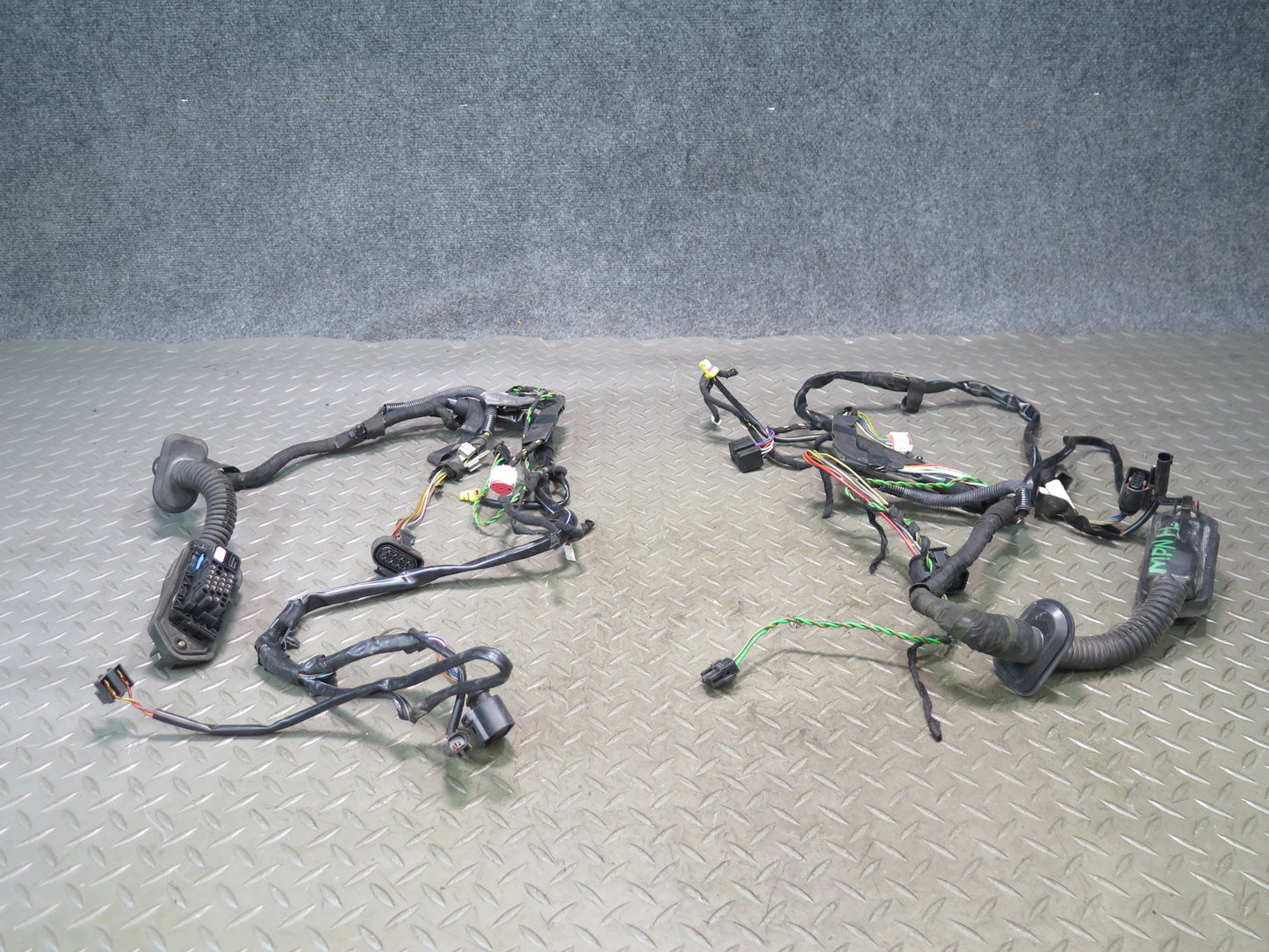 1999-2005 Porsche 911 Carrera 996 Left & Right Door Wire Wiring Harness Set of 2
