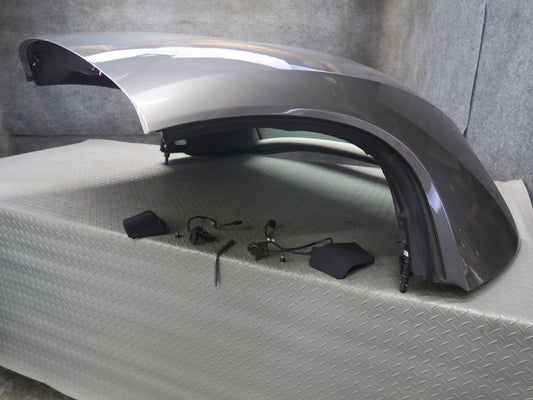 03-08 BMW E85 Z4 Convertible Hard TOP Roof Panel w Glass & Latch Assy Gray OEM