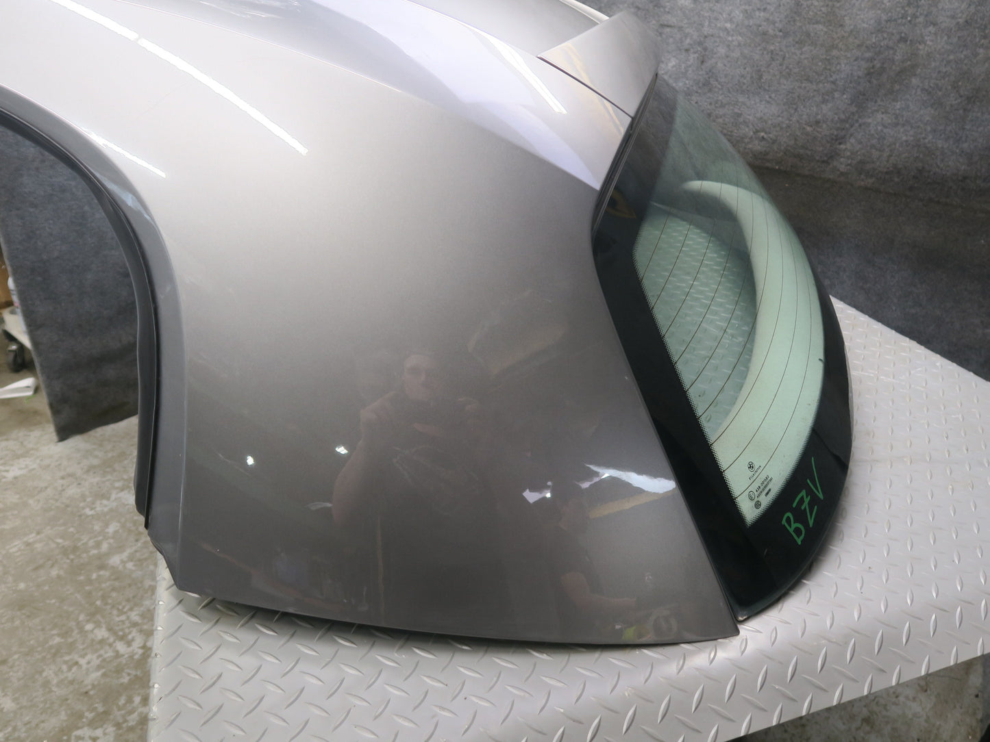 03-08 BMW E85 Z4 Convertible Hard TOP Roof Panel w Glass & Latch Assy Gray OEM