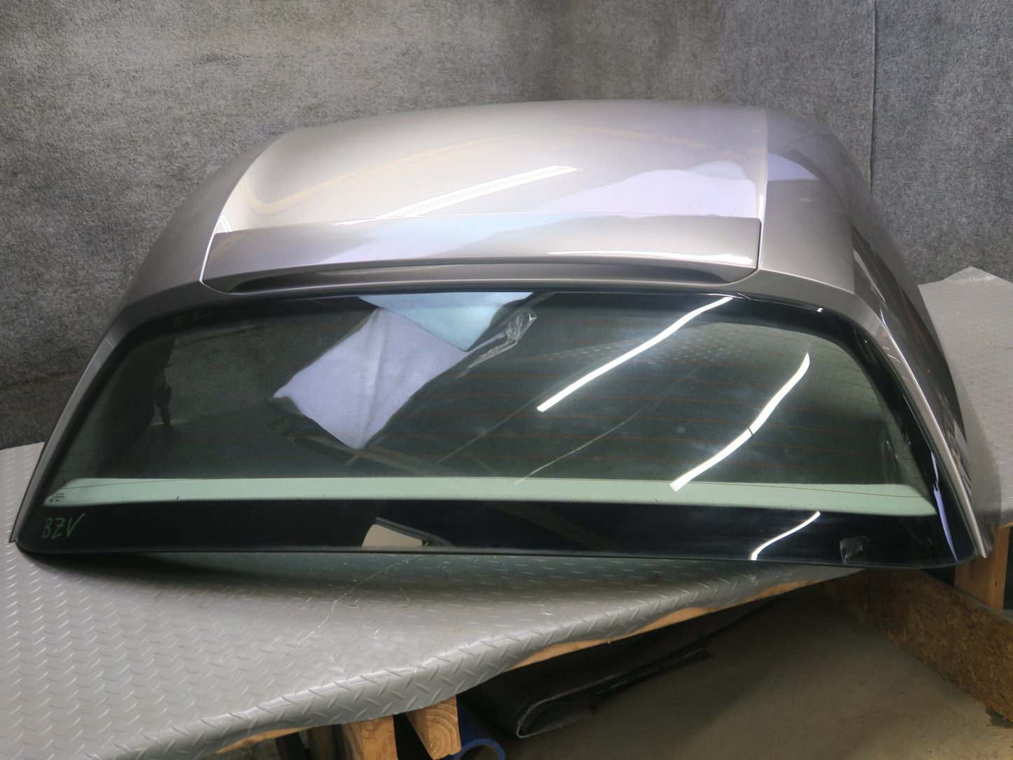 03-08 BMW E85 Z4 Convertible Hard TOP Roof Panel w Glass & Latch Assy Gray OEM