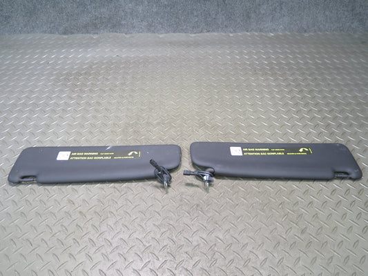 10-16 Audi A5 S5 RS5 8F7 Convert Set of 2 Front Left & Right Sun Visor Black OEM
