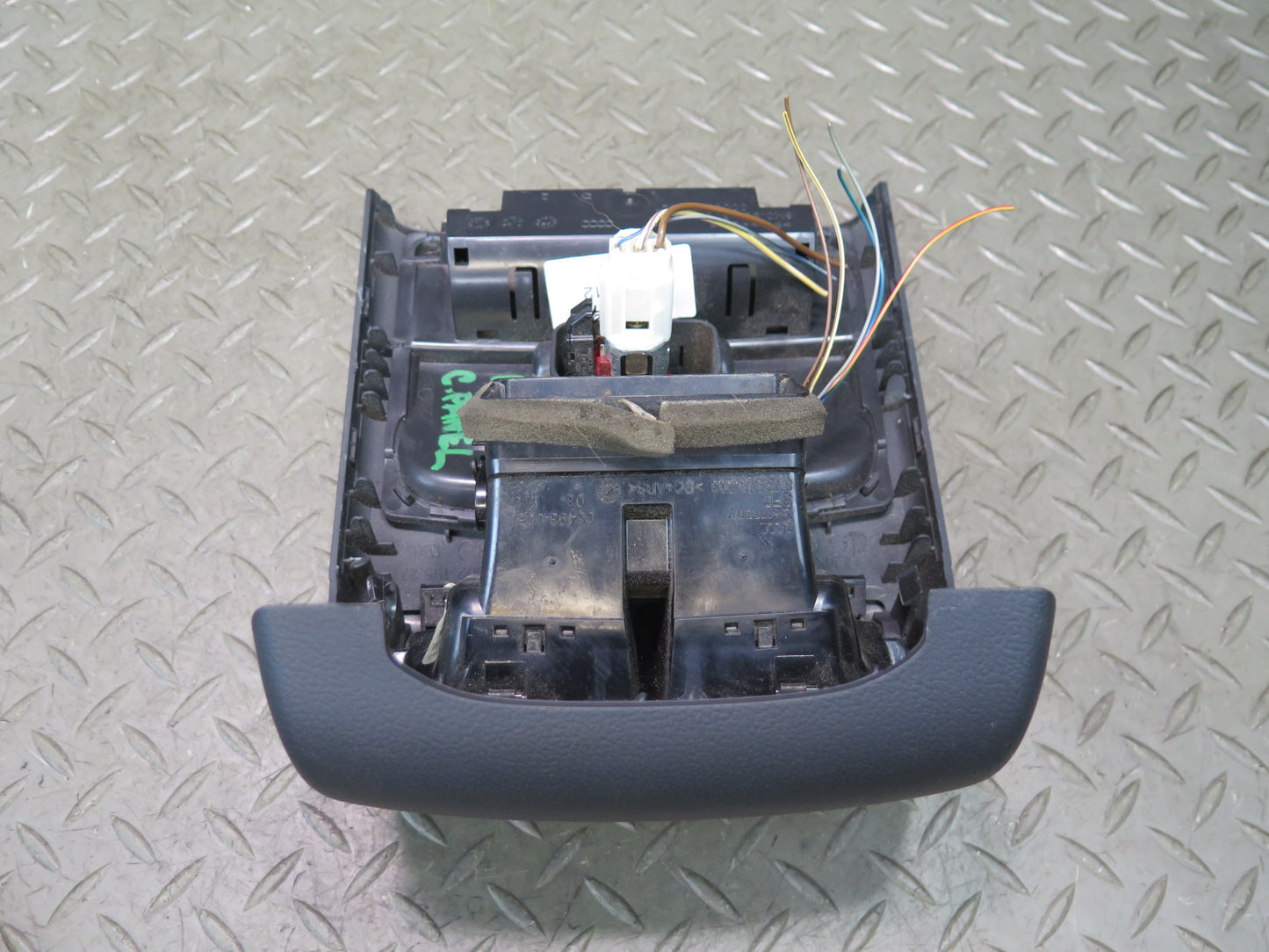13-15 Audi RS5 8F7 Rear Center Console A/C Heater Air Vent w Trim Black OEM
