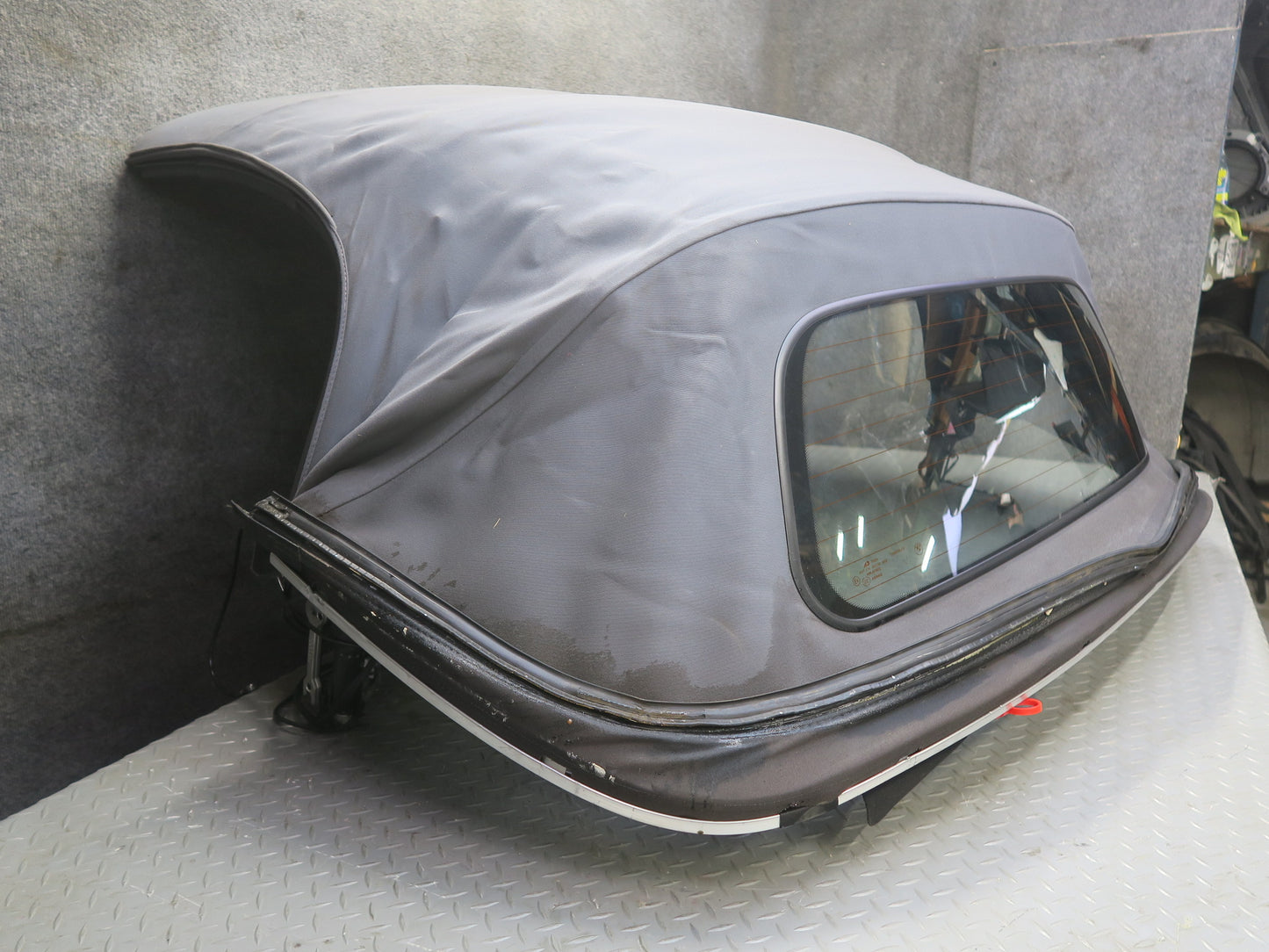 03-06 BMW E85 Z4 Convertible Soft Roof Folding TOP Assembly Black OEM
