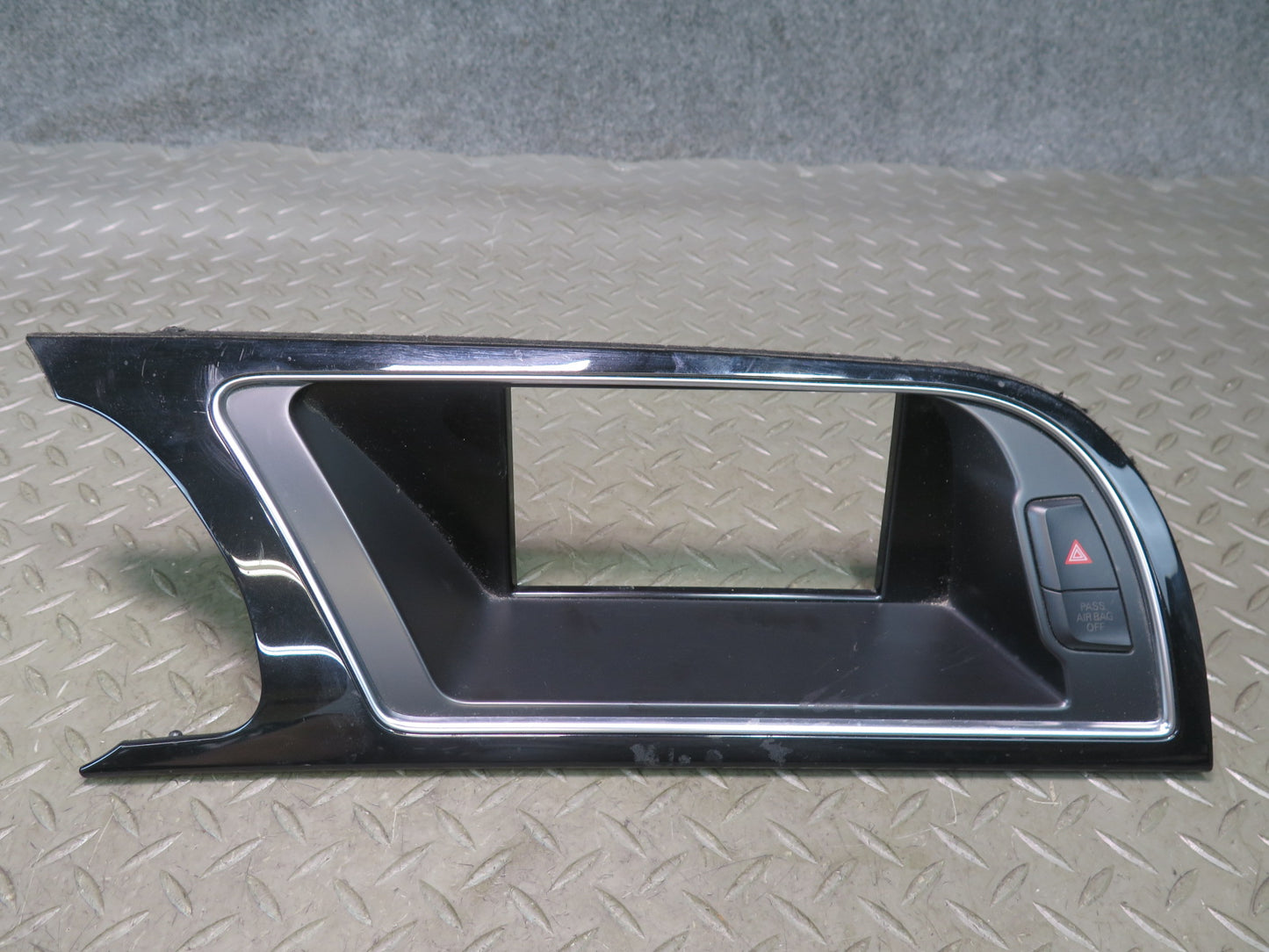 13-15 Audi 8F7 RS5 Convert Dash Left Air Vent & Center Display Trim Set of 2 OEM