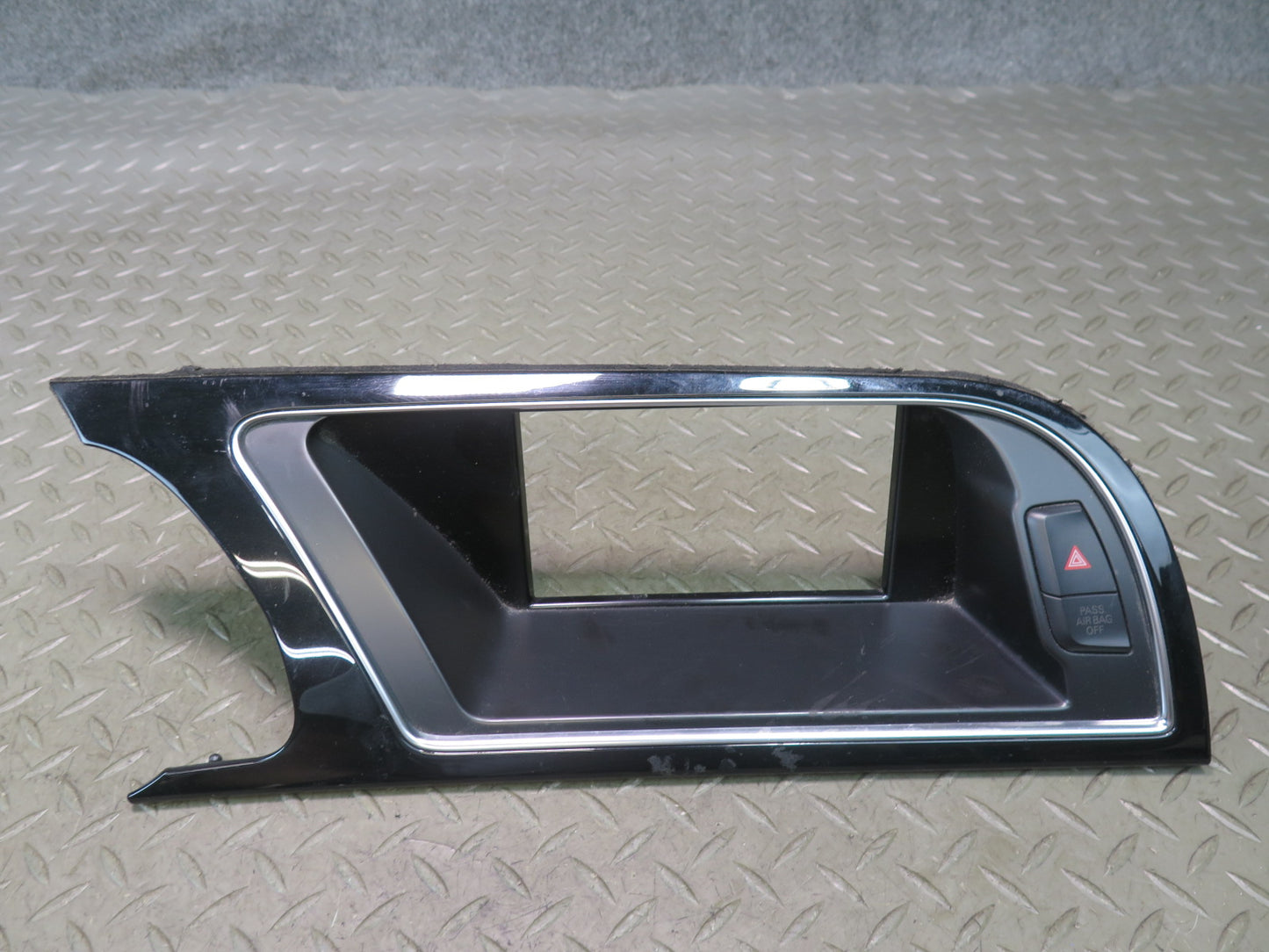 13-15 Audi 8F7 RS5 Convert Dash Left Air Vent & Center Display Trim Set of 2 OEM