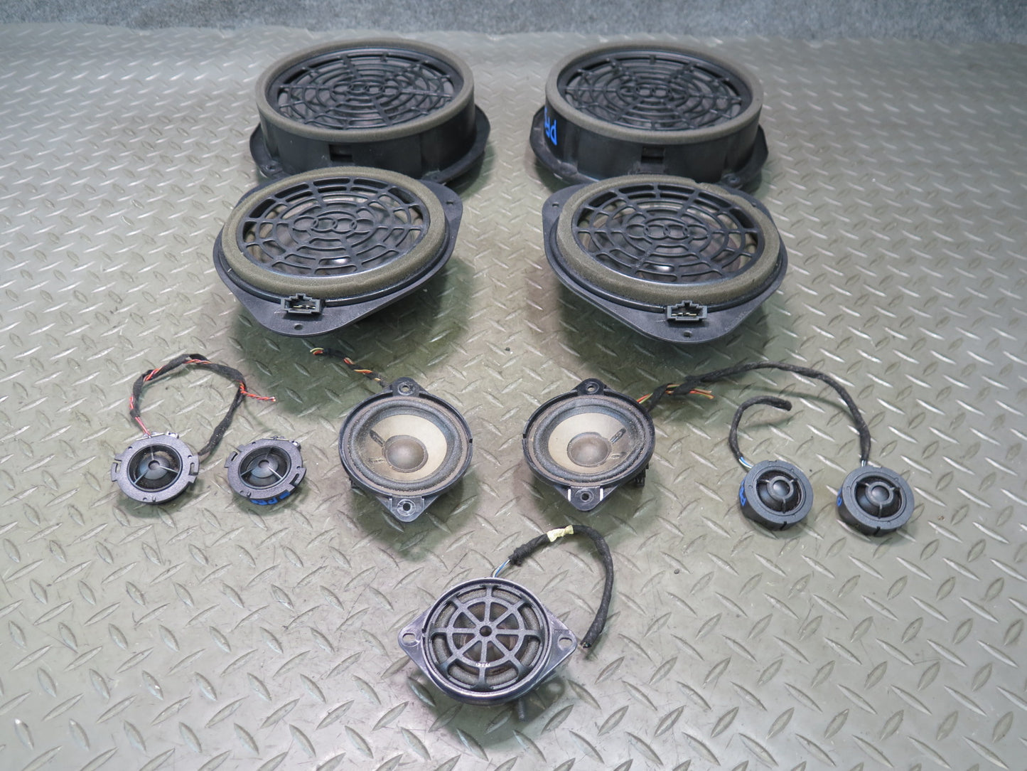 10-17 Audi A5 S5 RS5 Convert 11pcs Bang & Olufsen Audio Tweeter Speaker Set OEM