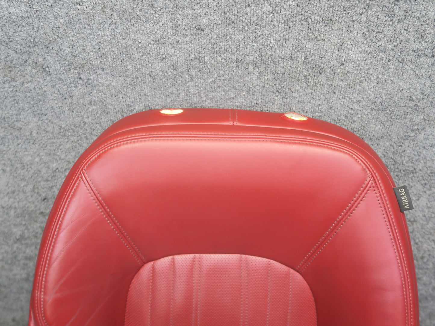 2014-2017 Maserati Ghibli M157 Front Right Seat Upper Backrest Leather Cushion