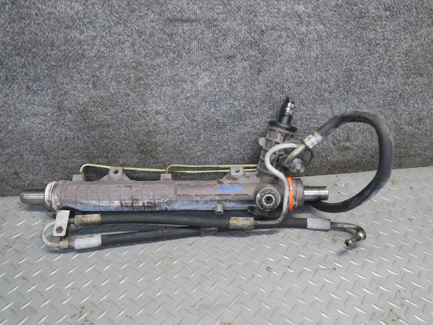 02-06 BMW E46 330Ci 330i Power Steering Rack & Pinion Yellow TAG 6757650 OEM