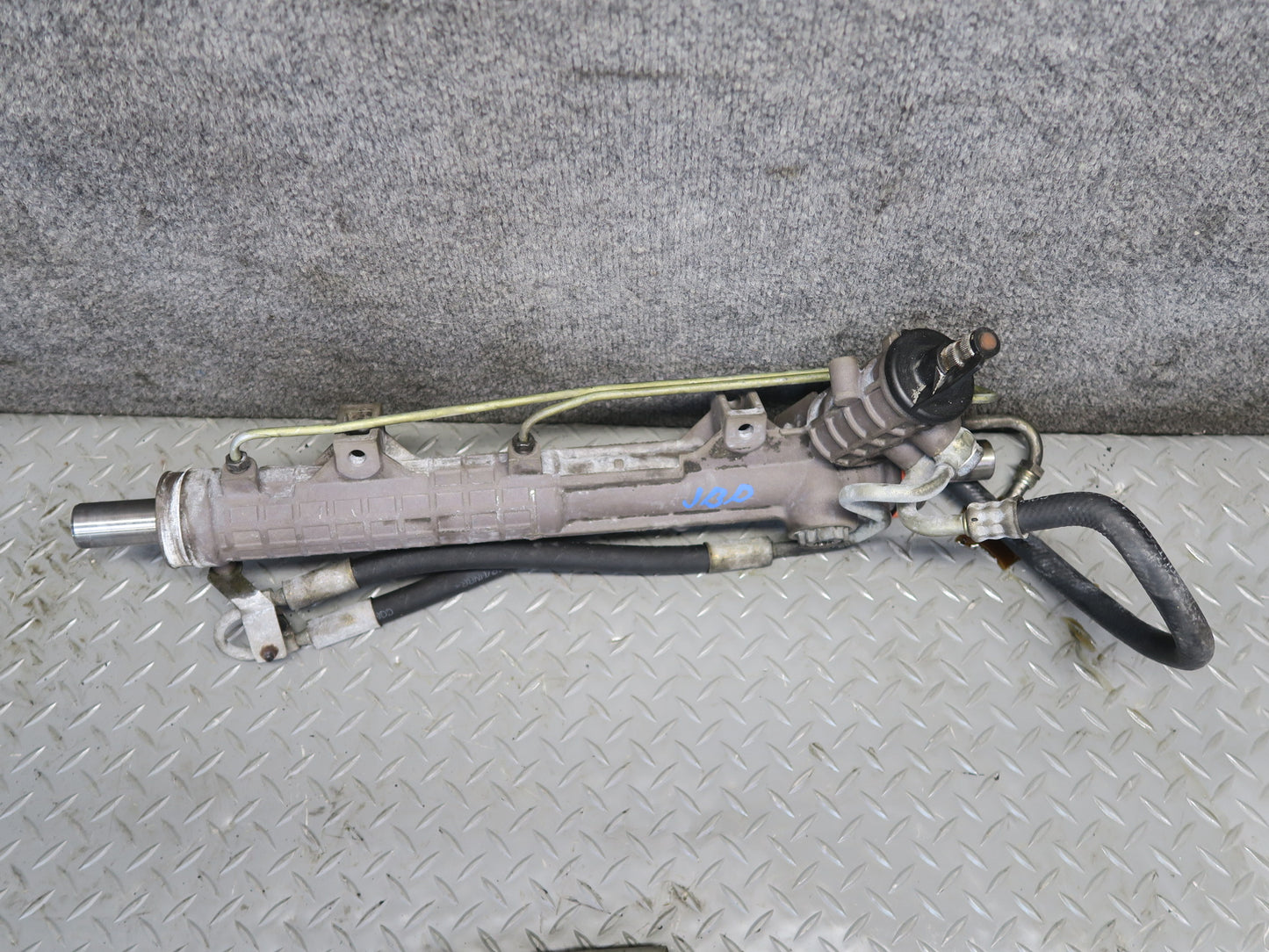02-06 BMW E46 330Ci 330i Power Steering Rack & Pinion Yellow TAG 6757650 OEM