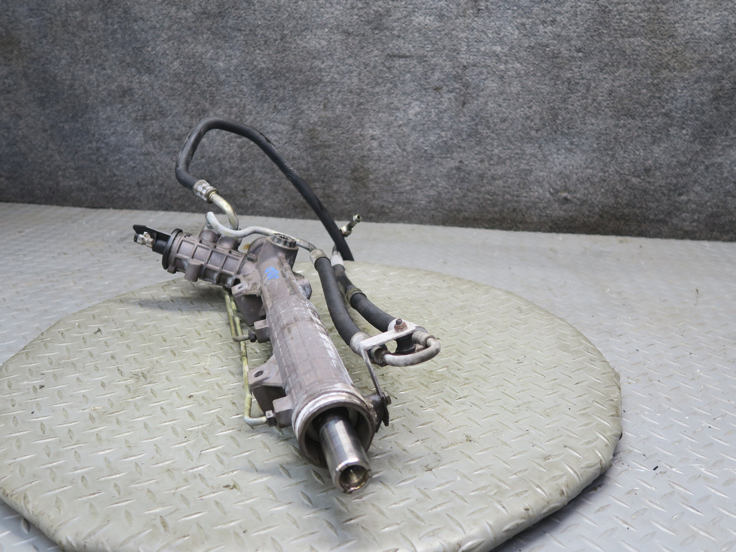 02-06 BMW E46 330Ci 330i Power Steering Rack & Pinion Yellow TAG 6757650 OEM