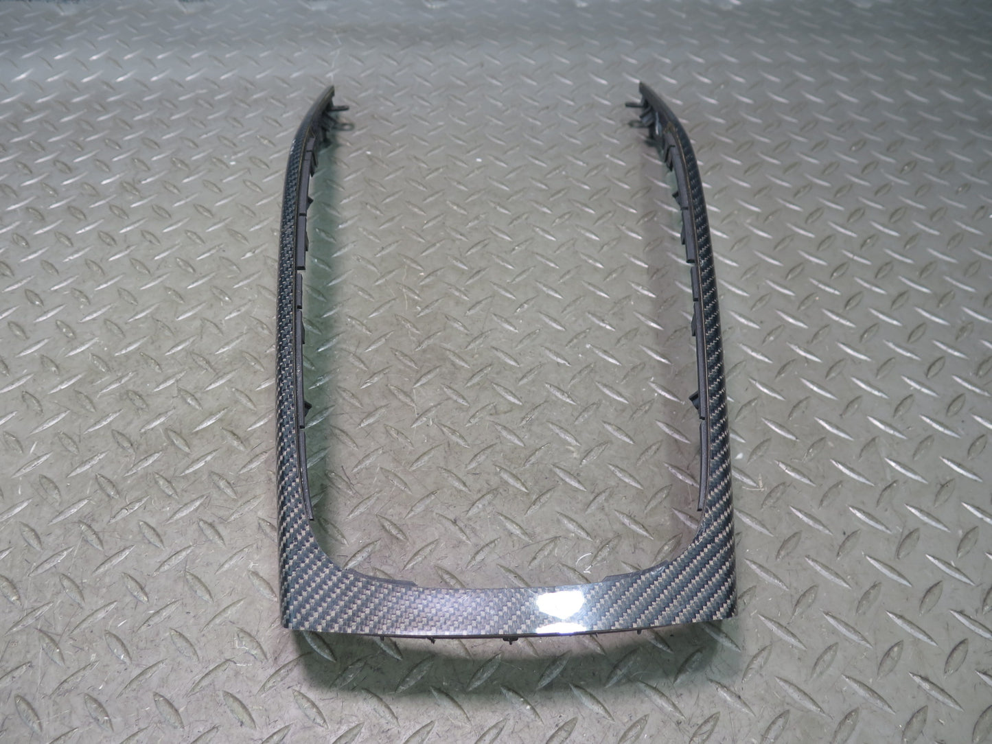 13-15 Audi 8F7 RS5 Front Center Console Carbon Trim Panel 8K0863305AE OEM
