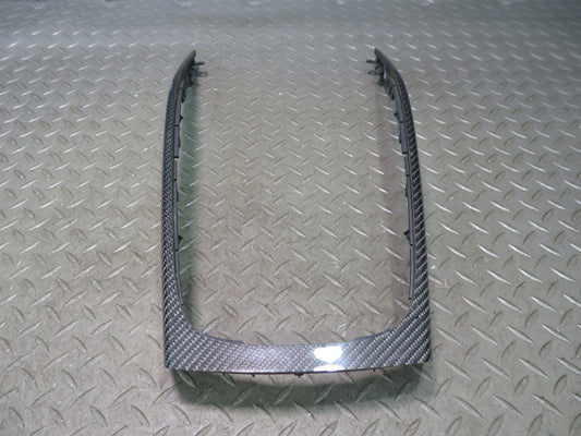 13-15 Audi 8F7 RS5 Front Center Console Carbon Trim Panel 8K0863305AE OEM
