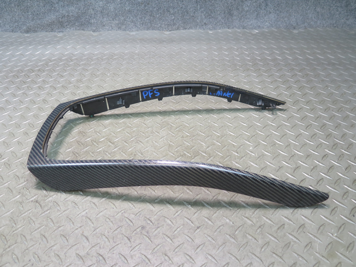 13-15 Audi 8F7 RS5 Front Center Console Carbon Trim Panel 8K0863305AE OEM