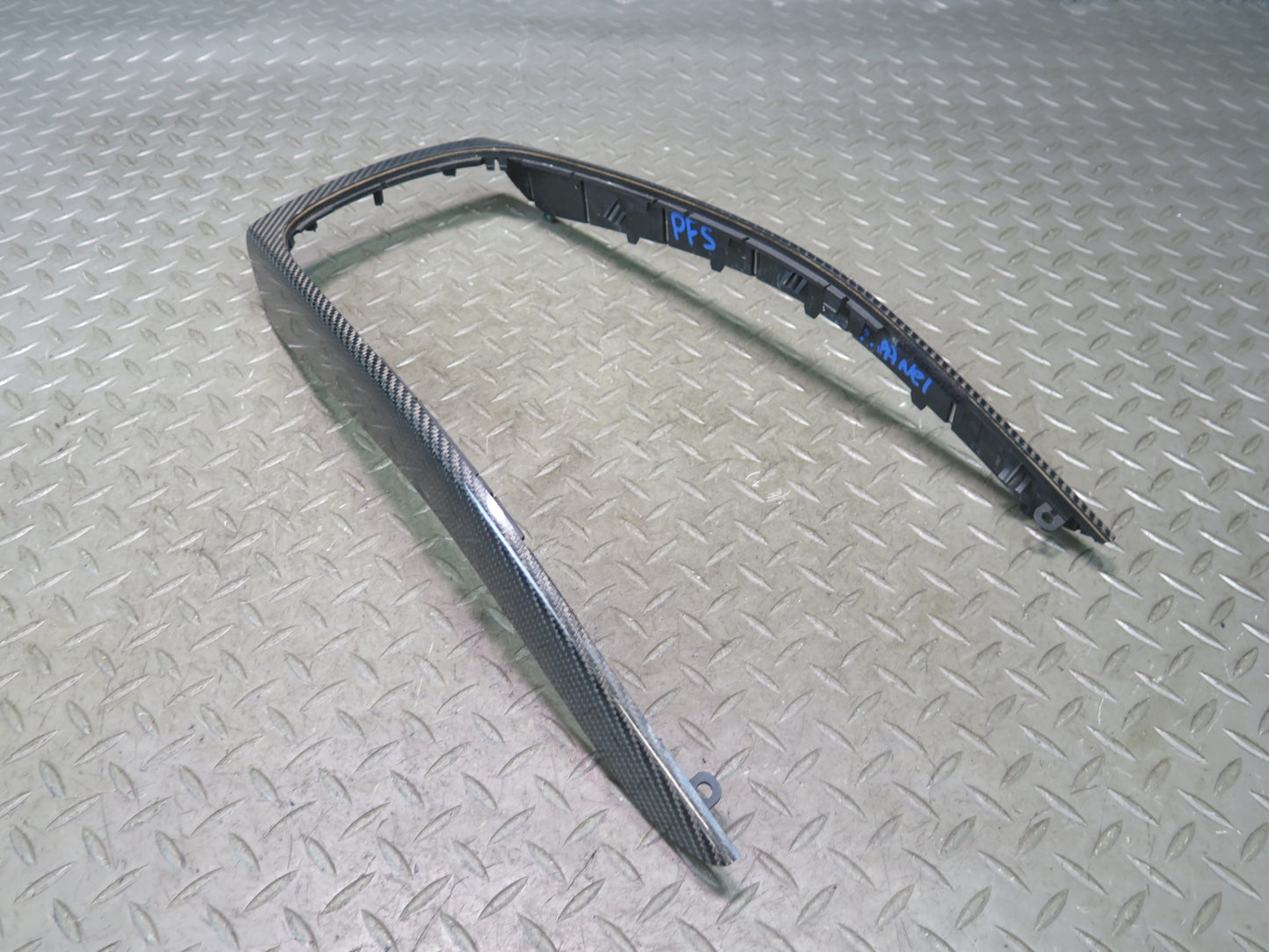 13-15 Audi 8F7 RS5 Front Center Console Carbon Trim Panel 8K0863305AE OEM