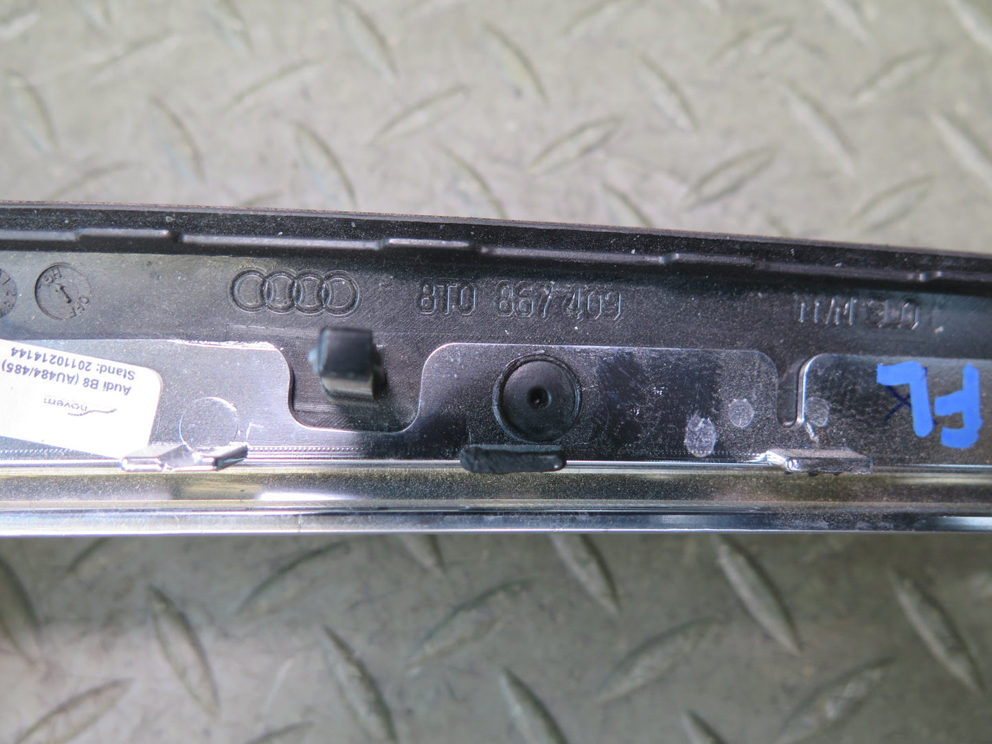 13-15 Audi RS5 8F7 Convertible Set of 4 Front & Rear Door Trim Panel Carbon OEM