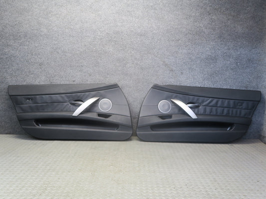 03-05 BMW E85 Z4 Set of 2 Left & Right Door Interior Trim Panel Black 66K OEM
