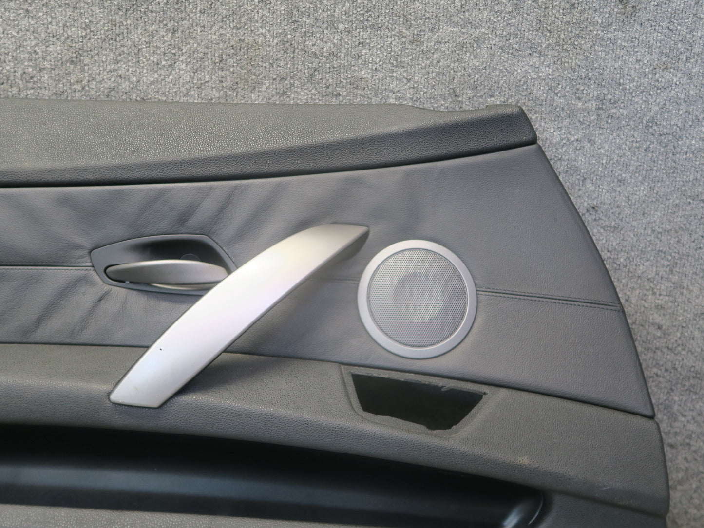 03-05 BMW E85 Z4 Set of 2 Left & Right Door Interior Trim Panel Black 66K OEM