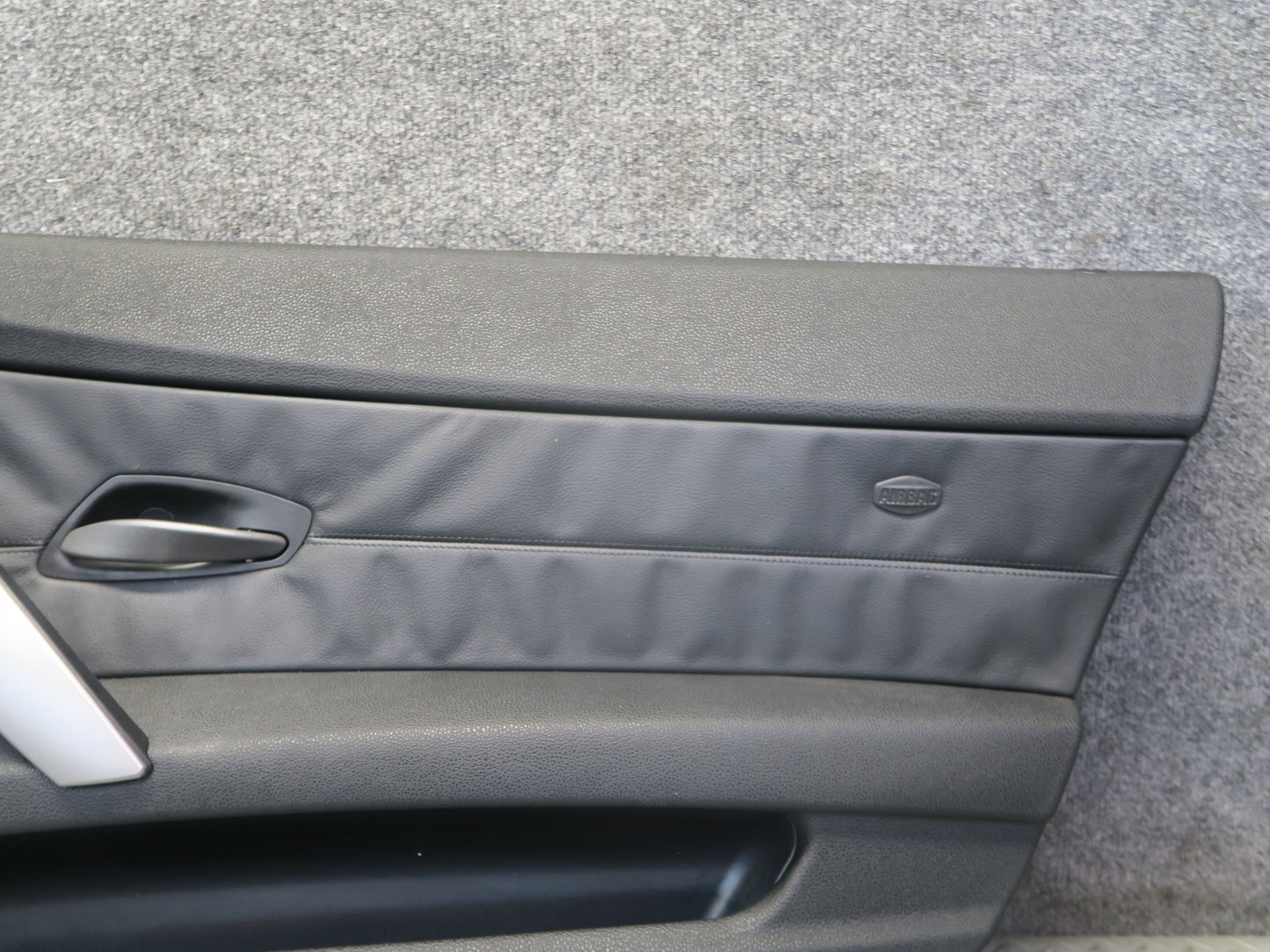 03-05 BMW E85 Z4 Set of 2 Left & Right Door Interior Trim Panel Black 66K OEM